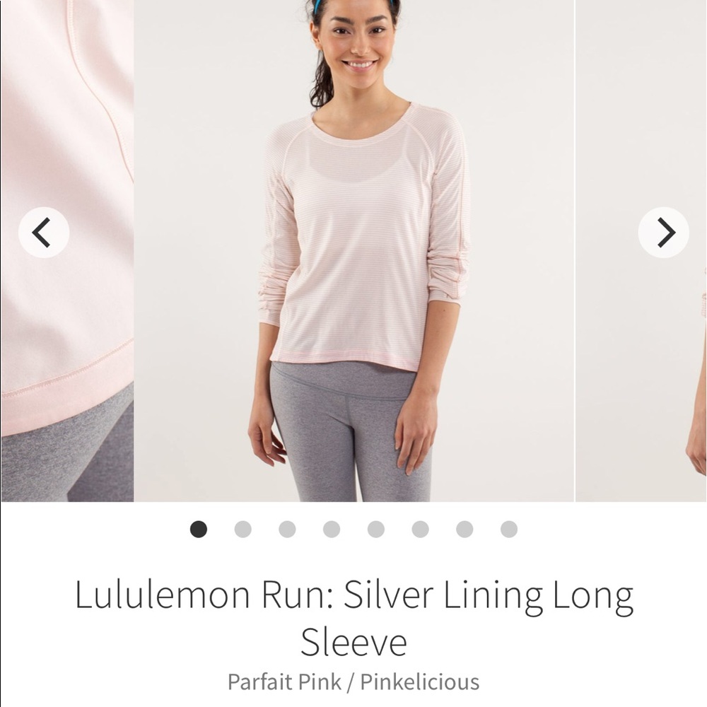 Run silver lining: pink LS 🌸